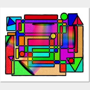 Abstract Shapes Posters and Art